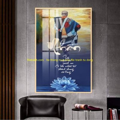 Tải file File tranh thầy thích minh tuệ TMT128 (PSD) cho in ấn quảng cáo