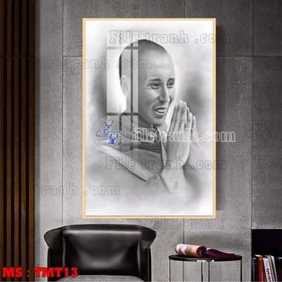 Download file gốc File tranh thầy thích minh tuệ TMT13 (in lụa) nghệ thuật