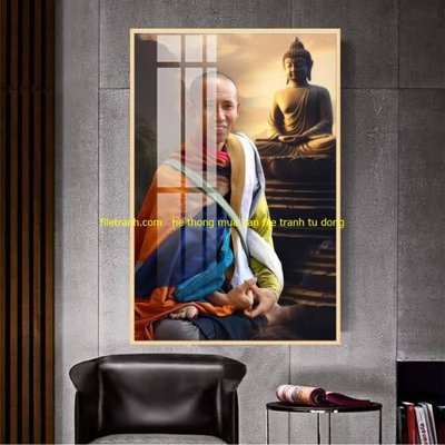File tranh ảnh gốc File tranh thầy thích minh tuệ TMT137 dùng cho in khổ lớn