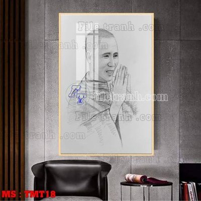 Mua file gốc File tranh thầy thích minh tuệ TMT18 (chất lượng) tại Filetranh.com