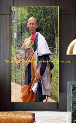 File tranh File tranh thầy thích minh tuệ TMT73 (ảnh gốc) không bị mờ