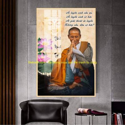 Download file tranh File tranh thầy thích minh tuệ TMT92 (file gốc PSD)