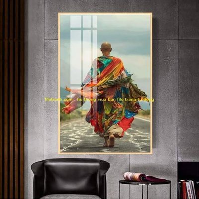 File PSD File tranh thầy thích minh tuệ TMT99 (gốc) nhiều lớp (multi-layer)