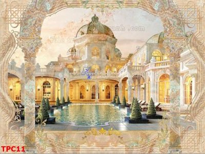 Ảnh gốc Tranh phào chỉ TPC11 (siêu chi tiết) để in ấn