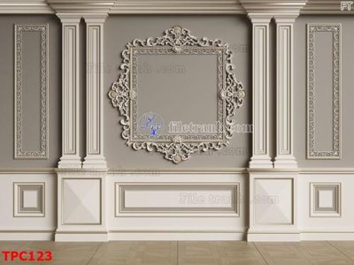 Tải file Tranh phào chỉ TPC123 (gốc) chủ đề tâm linh