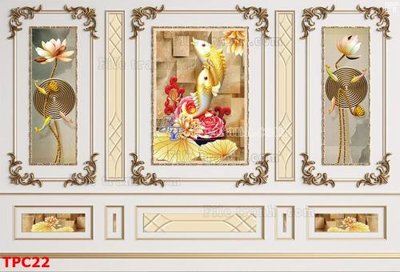 Ảnh gốc Tranh phào chỉ TPC22 (siêu chi tiết) để in ấn