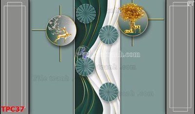 Tải file Tranh phào chỉ TPC37 (gốc) làm tranh trang trí