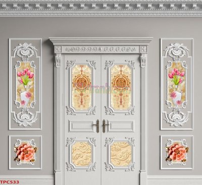 Tải file PSD Tranh phào chỉ TPC533 (nguyên layer) để in