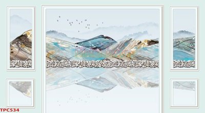 File tranh Tranh phào chỉ TPC534 (gốc) in vải canvas