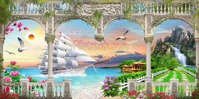 File ảnh Tranh phào chỉ TPC559 (gốc) cho trang trí nhà hàng