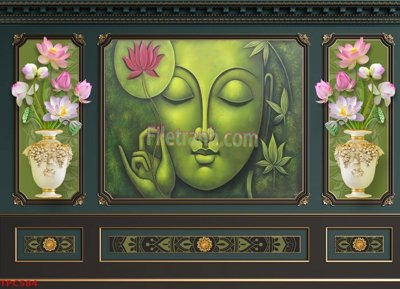 File ảnh Tranh phào chỉ TPC584 (gốc) cho trang trí nội thất