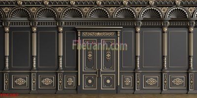 Ảnh gốc Tranh phào chỉ TPC587 (độ nét cao) in mica