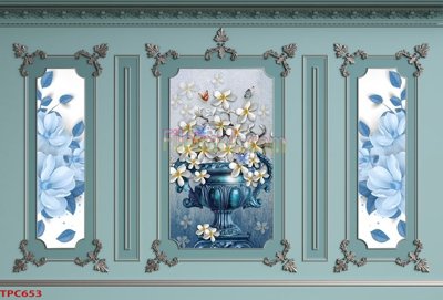 File tranh Tranh phào chỉ TPC653 (gốc) chủ đề thiên nhiên