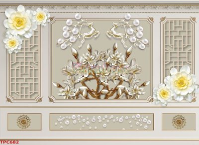 File in trần Tranh phào chỉ TPC682 (bản gốc) 5D