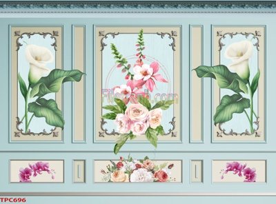 Download file gốc Tranh phào chỉ TPC696 (in lụa) tranh 3D