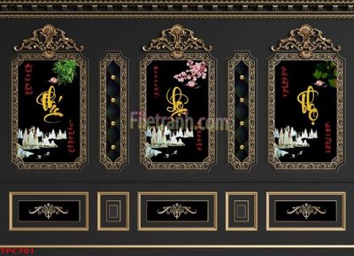 File PSD Tranh phào chỉ TPC701 (nguyên gốc) chất lượng cao