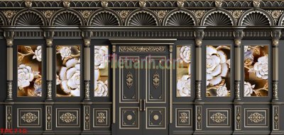 File gốc Tranh phào chỉ TPC710 (in lụa) tranh phong thủy