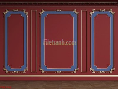 File gốc Tranh phào chỉ TPC715 (in lụa) tranh thuận buồm