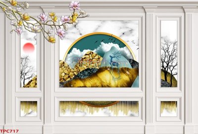 File ảnh Tranh phào chỉ TPC717 (gốc) in poster