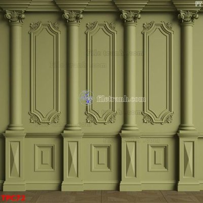 Tải file gốc Tranh phào chỉ TPC72 (bản PSD) còn layer