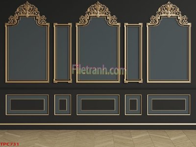 Cung cấp file tranh gốc Tranh phào chỉ TPC731 độc quyền