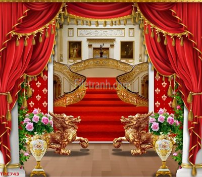 File gốc Tranh phào chỉ TPC743 (trang trí) phòng trẻ em