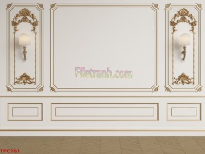 File ảnh Tranh phào chỉ TPC761 (gốc) cho trang trí nội thất