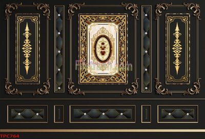 File gốc Tranh phào chỉ TPC764 (in ấn) không giới hạn