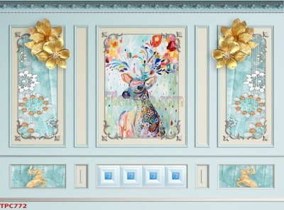 Mua file ảnh gốc Tranh phào chỉ TPC772 (chất lượng cao)