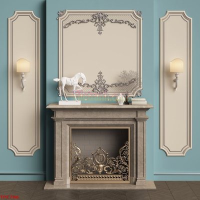 File tranh Tranh phào chỉ TPC786 (bản gốc) treo quán cafe