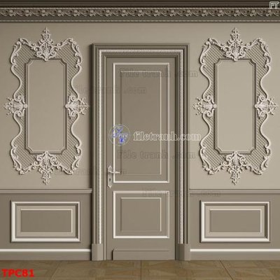 File in trần Tranh phào chỉ TPC81 (bản gốc) hoa văn