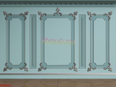 Ảnh gốc Tranh phào chỉ TPC811 (độ nét cao) in tráng gương