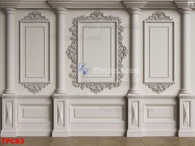 File tranh ảnh gốc Tranh phào chỉ TPC83 dùng cho in khổ lớn