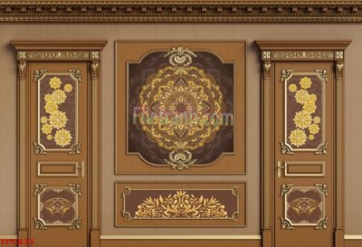 File gốc Tranh phào chỉ TPC835 (in tráng gương) ốp tường