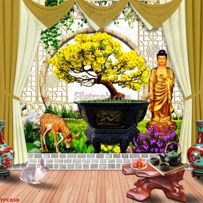 File gốc Tranh phào chỉ TPC858 (cho in ấn) độc quyền