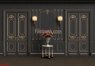 Tải file Tranh phào chỉ TPC861 (ảnh gốc) in gạch 3D