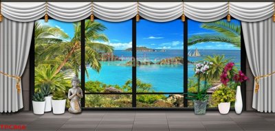 File tranh in trần Tranh phào chỉ TPC866 (ảnh gốc siêu nét)