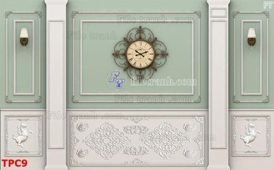 File gốc Tranh phào chỉ TPC9 (cho in ấn) độc quyền