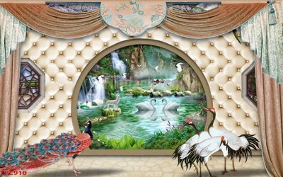 File in trần Tranh phào chỉ TPC910 (bản gốc) trời sao