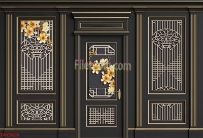 File tranh gốc Tranh phào chỉ TPC929 chủ đề hiện đại