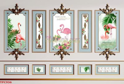 File tranh gốc PSD Tranh phào chỉ TPC936 còn nguyên layer