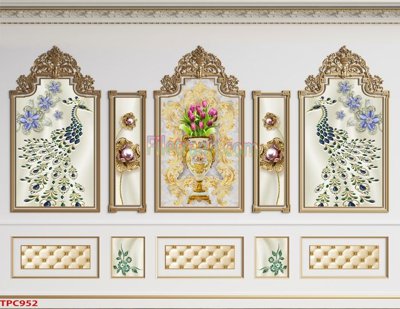 File gốc Tranh phào chỉ TPC952 (PNG) nền trong suốt