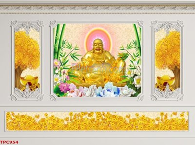 File tranh Tranh phào chỉ TPC954 (bản gốc) in lụa 3D