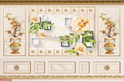 Download file ảnh gốc Tranh phào chỉ TPC959 để in ấn