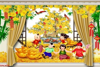 File tranh Tranh phào chỉ TPC974 (bản gốc) treo tường