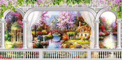 Tải file gốc Tranh phào chỉ TPC986 (để in lụa)