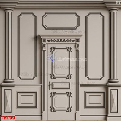 Tải file Tranh phào chỉ TPC99 (gốc) chủ đề tâm linh