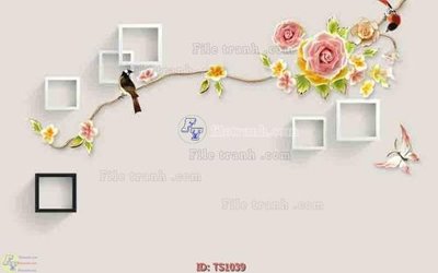 Tải file File hoa trang sức TS1039 (gốc) làm tranh trang trí