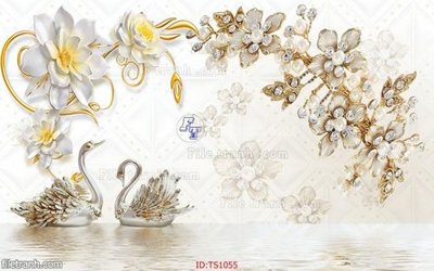 Mua file ảnh gốc File hoa trang sức TS1055 (chất lượng cao)