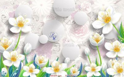 File tranh File hoa trang sức TS113 (bản gốc) treo phòng ăn